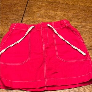 SANCTUARY red skirt with drawstring EUC